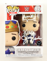 Jerry Lawler Signed "WWE" #97 Funko Pop Vinyl Figure Inscribed "Puppies!" & "King" (Authentic Ink) at PristineAuction.com
