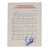 Bill Medley Signed The Righteous Brothers "Unchained Melody" 8.5x11 Sheet Music Print (ACOA) at PristineAuction.com