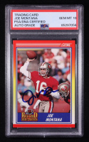 Joe Montana Signed 1990 Score #594 RB (PSA | Auto Grade PSA 10) at PristineAuction.com
