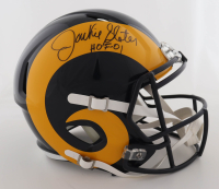 Jackie Slater Signed Rams Full-Size Speed Helmet Inscribed "HOF-01" (Beckett) at PristineAuction.com