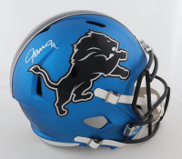 Jameson Williams Signed Lions Full-Size Alternate Speed Helmet (Beckett) at PristineAuction.com