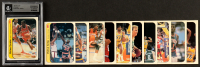 1986-87 Fleer Stickers Basketball Complete Set of (11) Cards with Michael Jordan #8 RC (BGS - Altered) at PristineAuction.com