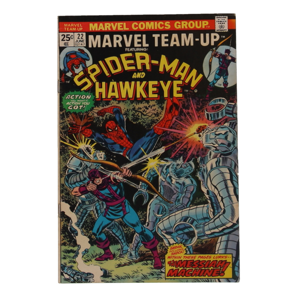 1974 "Marvel Team-Up" Issue #22 Marvel Comic Book at PristineAuction.com