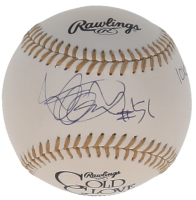Ichiro Suzuki Signed Gold Glove Award Baseball Inscribed "10x GG" (PSA) at PristineAuction.com