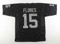 Tom Flores Signed Jersey (Beckett) at PristineAuction.com