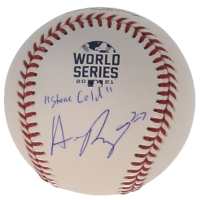 Austin Riley Signed 2021 World Series Baseball Inscribed "Stone Cold" (Beckett) at PristineAuction.com