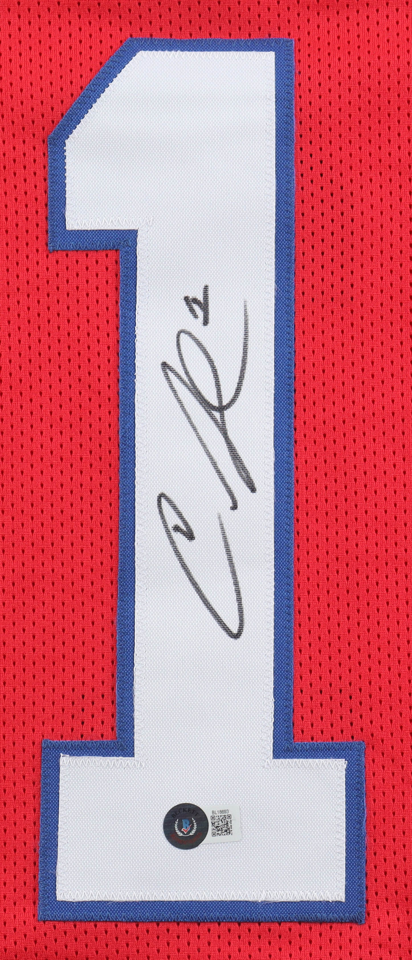 Curtis Samuel Signed Jersey (Beckett) at PristineAuction.com Curtis Samuel Signed Jersey (Beckett) at PristineAuction.com