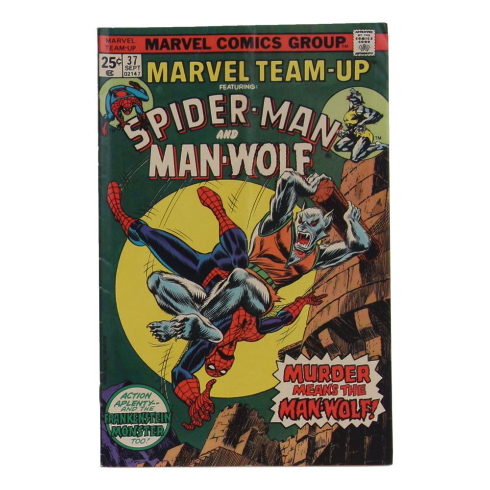 1975 "Marvel Team-Up" Issue #37 Marvel Comic Book at PristineAuction.com