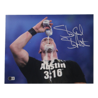 "Stone Cold" Steve Austin Signed WWE 11x14 Photo (Beckett) at PristineAuction.com