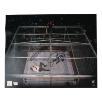 Mick Foley & The Undertaker Signed WWE 16x20 Photo Inscribed "HAC '98" (Fanatics) at PristineAuction.com