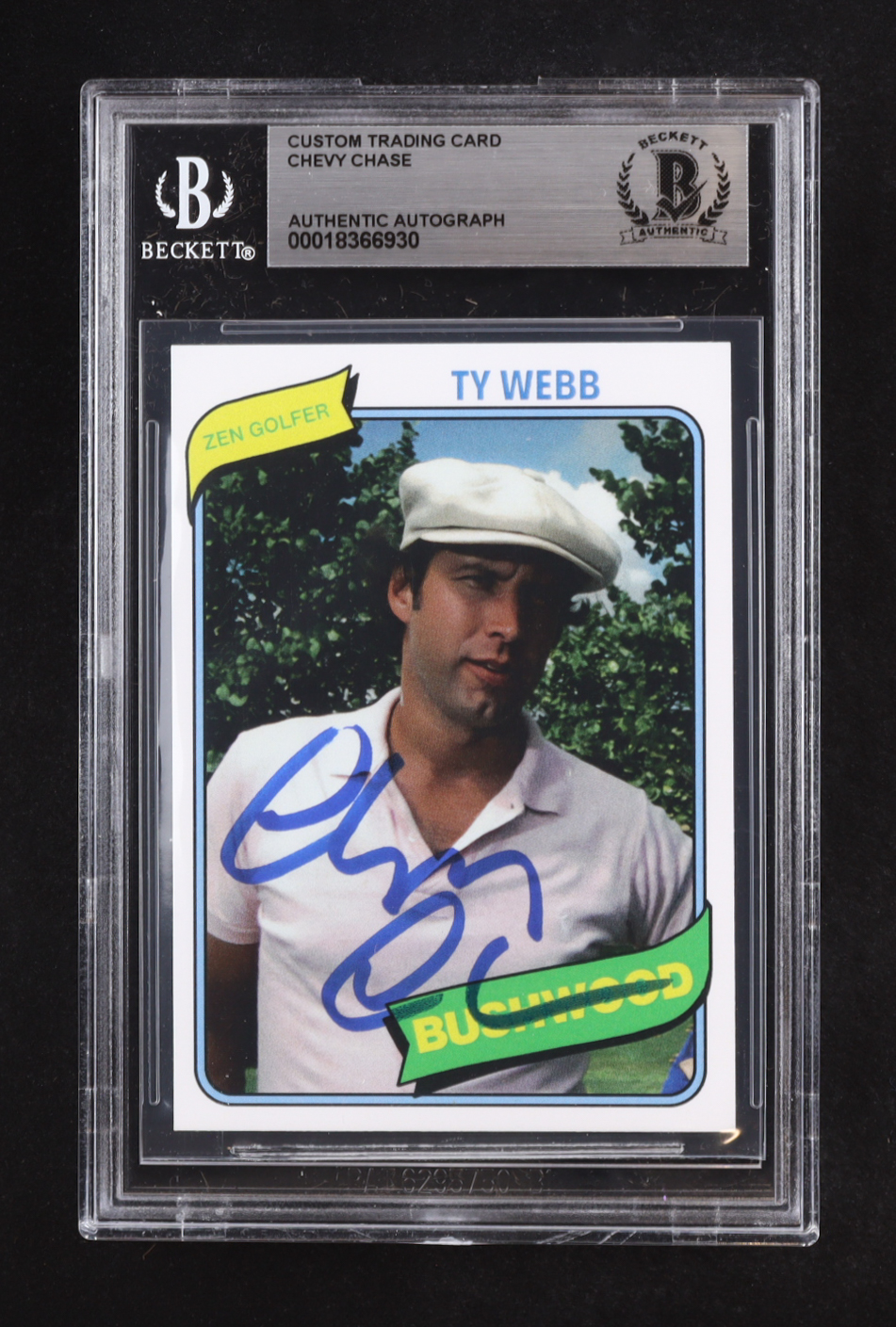 Chevy Chase Signed "Caddyshack" Trading Card (BGS) at PristineAuction.com Chevy Chase Signed "Caddyshack" Trading Card (BGS) at PristineAuction.com