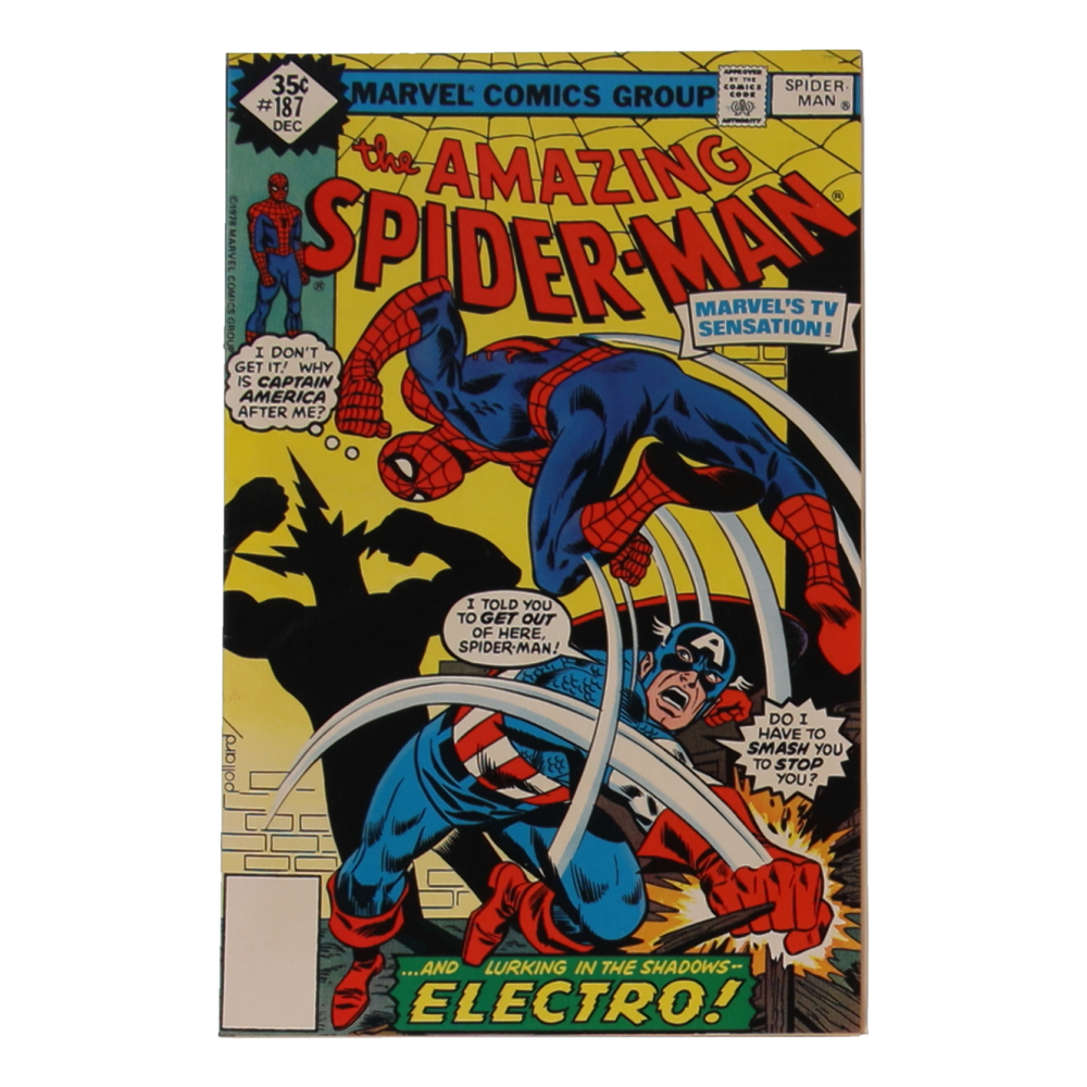 1978 "The Amazing Spider-Man" Issue #187 Marvel Comic Book at PristineAuction.com