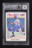 Frank Thomas Signed 1990 Leaf #300 RC (BGS | Autograph Grade 10) at PristineAuction.com