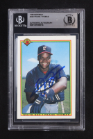 Frank Thomas Signed 1990 Bowman #320 RC (BGS | Auto Grade BGS Authentic) at PristineAuction.com