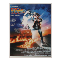 Bob Gale Signed "Back to the Future" 11x14 Poster (ACOA) at PristineAuction.com