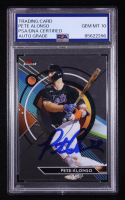 Pete Alonso Signed 2023 Finest #57 (PSA | Auto Grade PSA 10) at PristineAuction.com