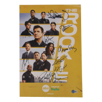 "The Rookie" 12x18 Photo Cast-Signed by (9) with Nathan Fillion, Melissa O'Neil, Richard T Jones, Alyssa Diaz (Beckett) at PristineAuction.com