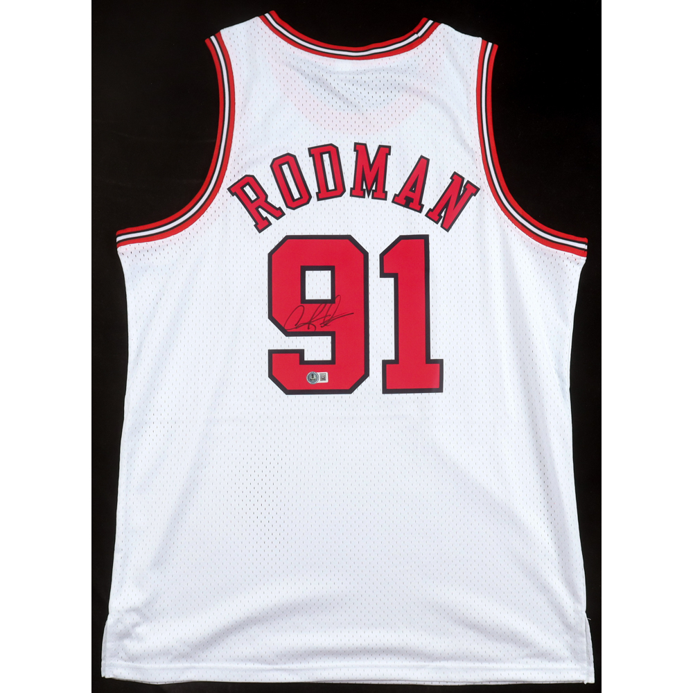 Dennis Rodman Signed Jersey (Beckett) at PristineAuction.com