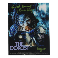 Linda Blair Signed "The Exorcist" 11x14 Poster Inscribed "Sweet Dreams / Regan" (ACOA) at PristineAuction.com
