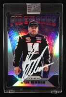 Ryan Newman Signed 2020 Panini Prizm Fireworks Prizms #5 (PA) at PristineAuction.com