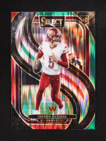 Jayden Daniels 2024 Select Prizm Green and Red Shock #112 RC at PristineAuction.com