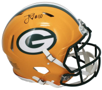 Jordan Love Signed Packers Full-Size Authentic On-Field Speed Helmet (Beckett) at PristineAuction.com