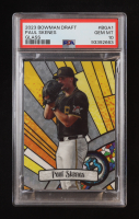 Paul Skenes 2023 Bowman Chrome Draft Glass #BG1 RC (PSA 10) at PristineAuction.com