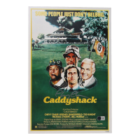 Chevy Chase Signed "Caddyshack" 11x17 Movie Poster Photo (Beckett) at PristineAuction.com
