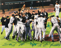 2005 White Sox 16x20 Photo Team-Signed By (23) with Jermaine Dye, Tadahito Iguchi, Carl Everett, & Geoff Blum (Beckett) at PristineAuction.com