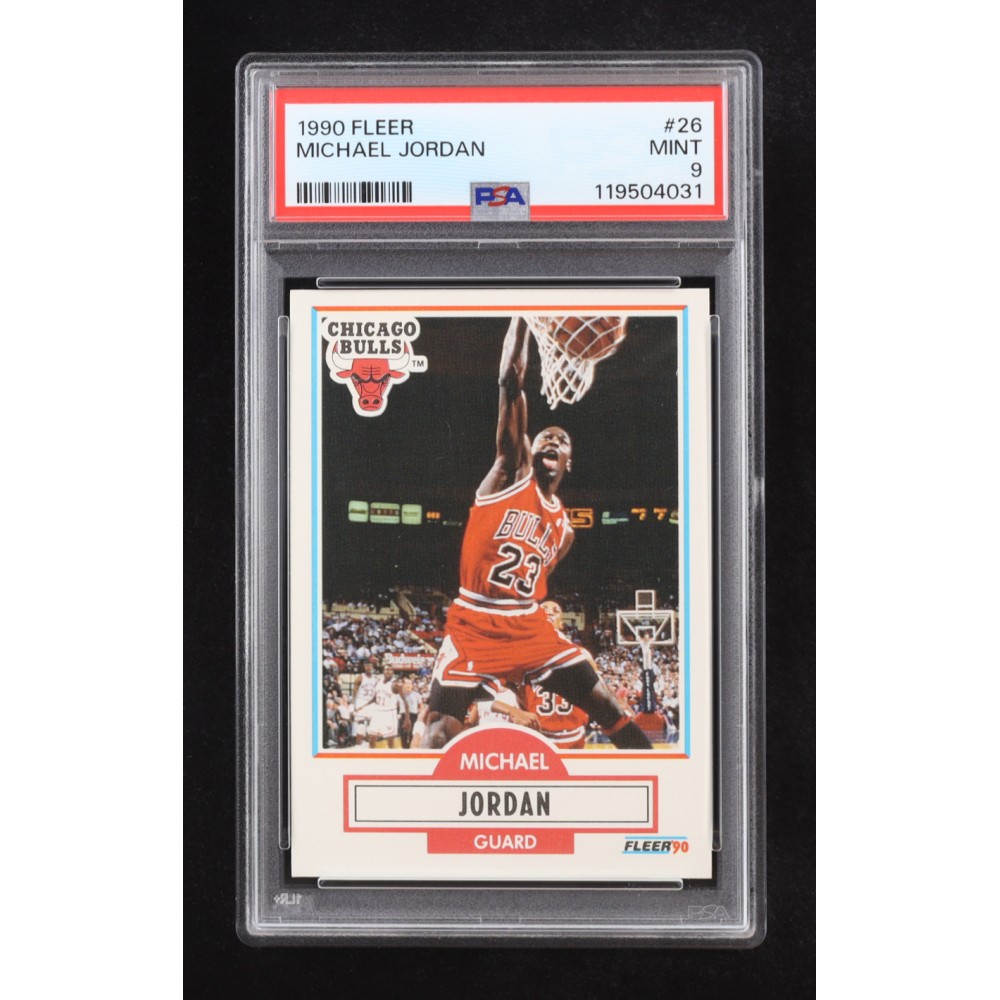 Michael Jordan 1990-91 Fleer #26 (PSA 9) at PristineAuction.com