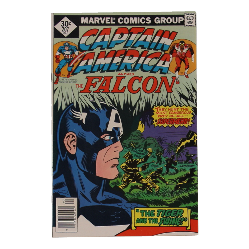 1977 "Captain America & The Falcon" Issue #207 Marvel Comic Book at PristineAuction.com