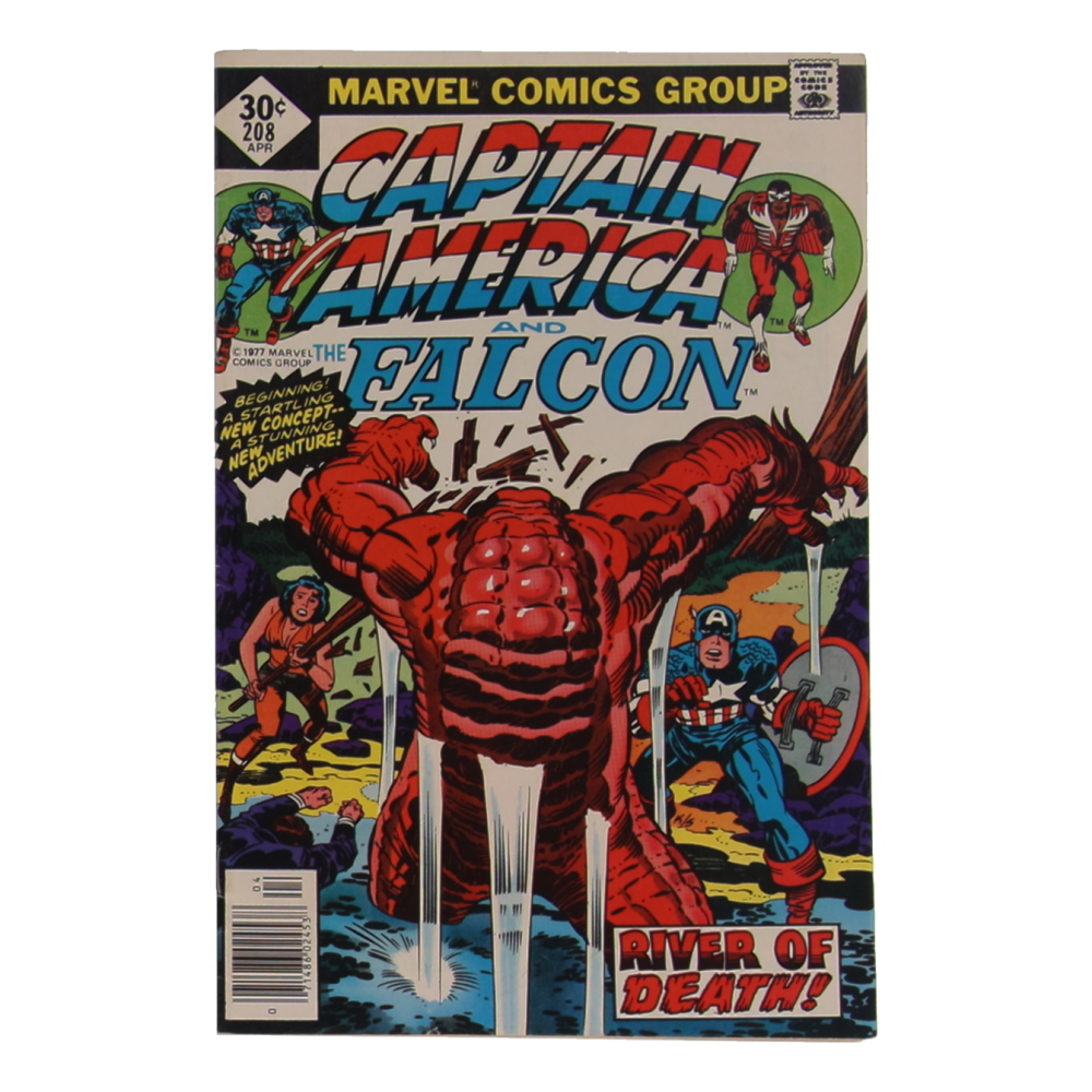 1977 "Captain America & The Falcon" Issue #208 Marvel Comic Book at PristineAuction.com
