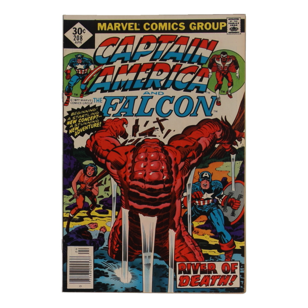 1977 "Captain America & The Falcon" Issue #208 Marvel Comic Book at PristineAuction.com