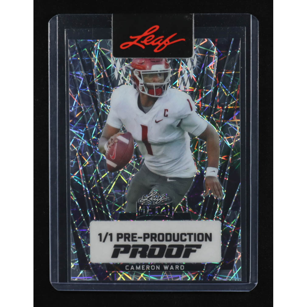 Cameron Ward Leaf Metal Pre-Production Proof #NNO #1/1 RC at PristineAuction.com