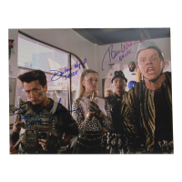 Darlene Vogel, Ricky Dean Logan, & Tom Wilson Signed "Back to the Future: Part II" 11x14 Photo with Character Inscriptions (ACOA) at PristineAuction.com