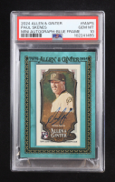 Paul Skenes 2024 Topps Allen and Ginter Framed Mini Autographs Blue Frame #MAPS #05/50 RC (PSA 10) at PristineAuction.com