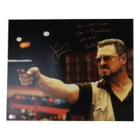 John Goodman Signed "The Big Lebowski" 16x20 Photo Inscribed "This Is Not 'Nam This Is Bowling- There Are Rules!" (Beckett) at PristineAuction.com
