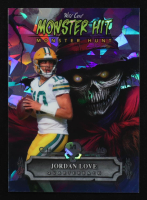 Jordan Love 2024 Wild Card Haunted Hits Monster Hunt Scarecrow Purple Ice #MHSJL #1/1 at PristineAuction.com