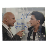 Michael J. Fox & James Tolkan Signed "Back to the Future" 8x10 Photo Inscribed "Slacker" (ACOA) at PristineAuction.com