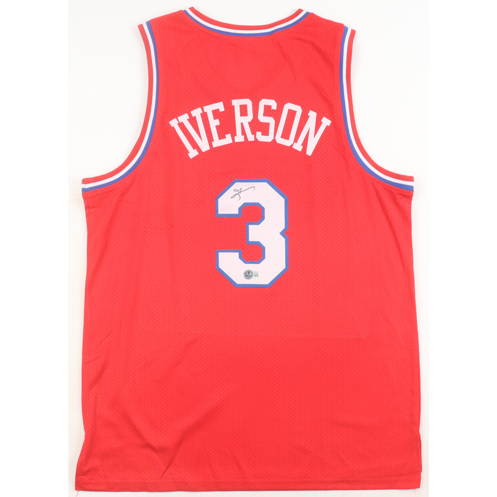Allen Iverson Signed Jersey (Beckett) at PristineAuction.com