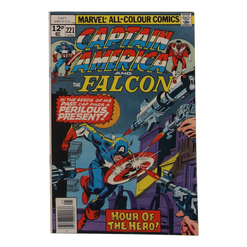 1978 "Captain America & The Falcon" Issue #221 Marvel Comic Book at PristineAuction.com