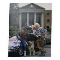 Christopher Lloyd & Michael J. Fox Signed "Back to the Future" 11x14 Photo (ACOA) at PristineAuction.com