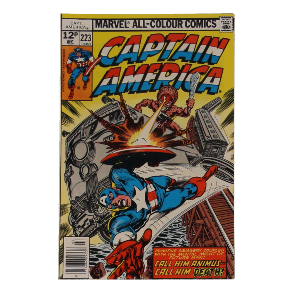1978 "Captain America & The Falcon" Issue #223 Marvel Comic Book at PristineAuction.com
