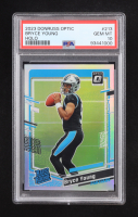 Bryce Young 2023 Donruss Optic Holo #213 RR RC (PSA 10) at PristineAuction.com