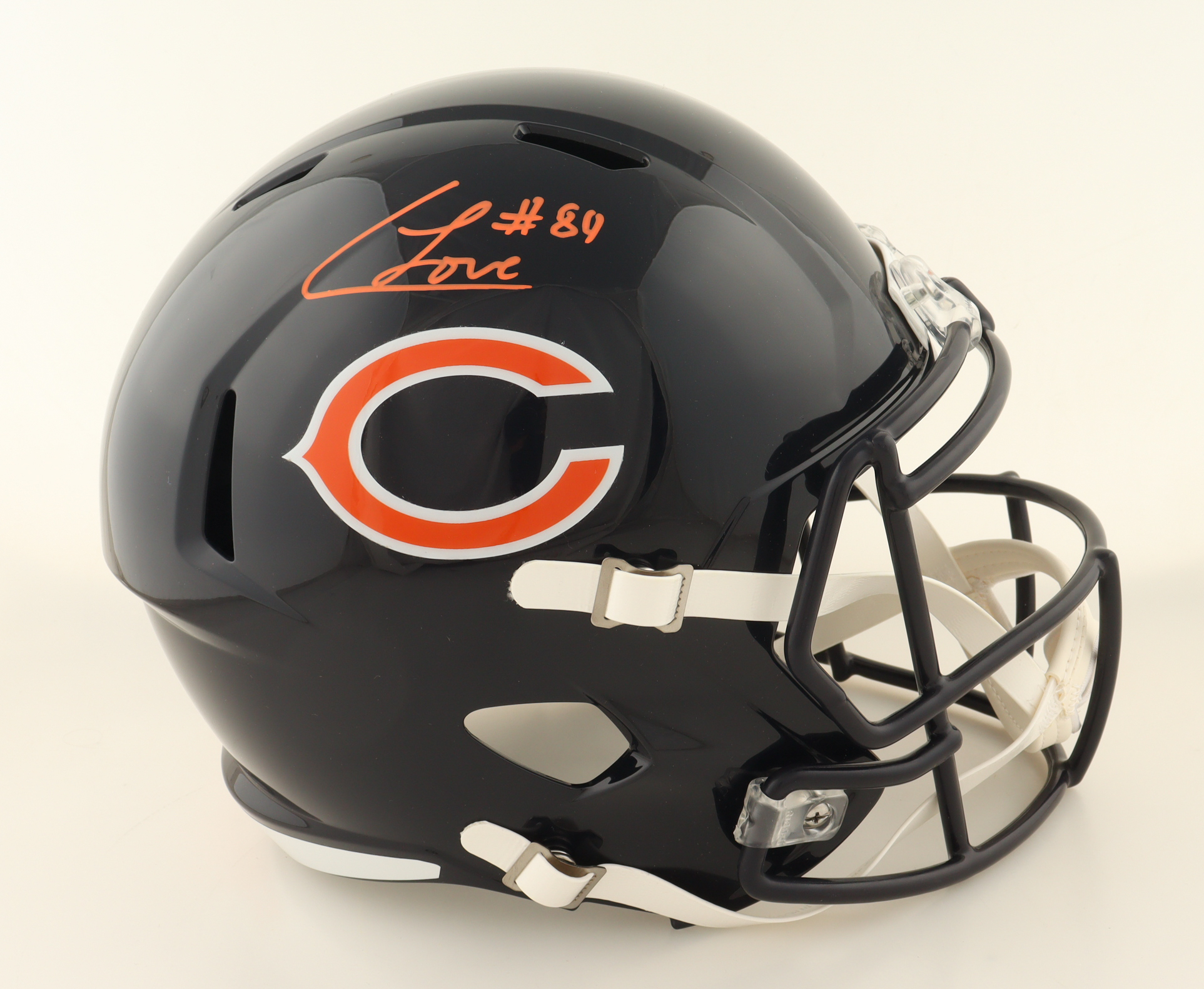 Cortland Loveland Signed Bears Full-Size Speed Helmet (Beckett) at PristineAuction.com Cortland Loveland Signed Bears Full-Size Speed Helmet (Beckett) at PristineAuction.com