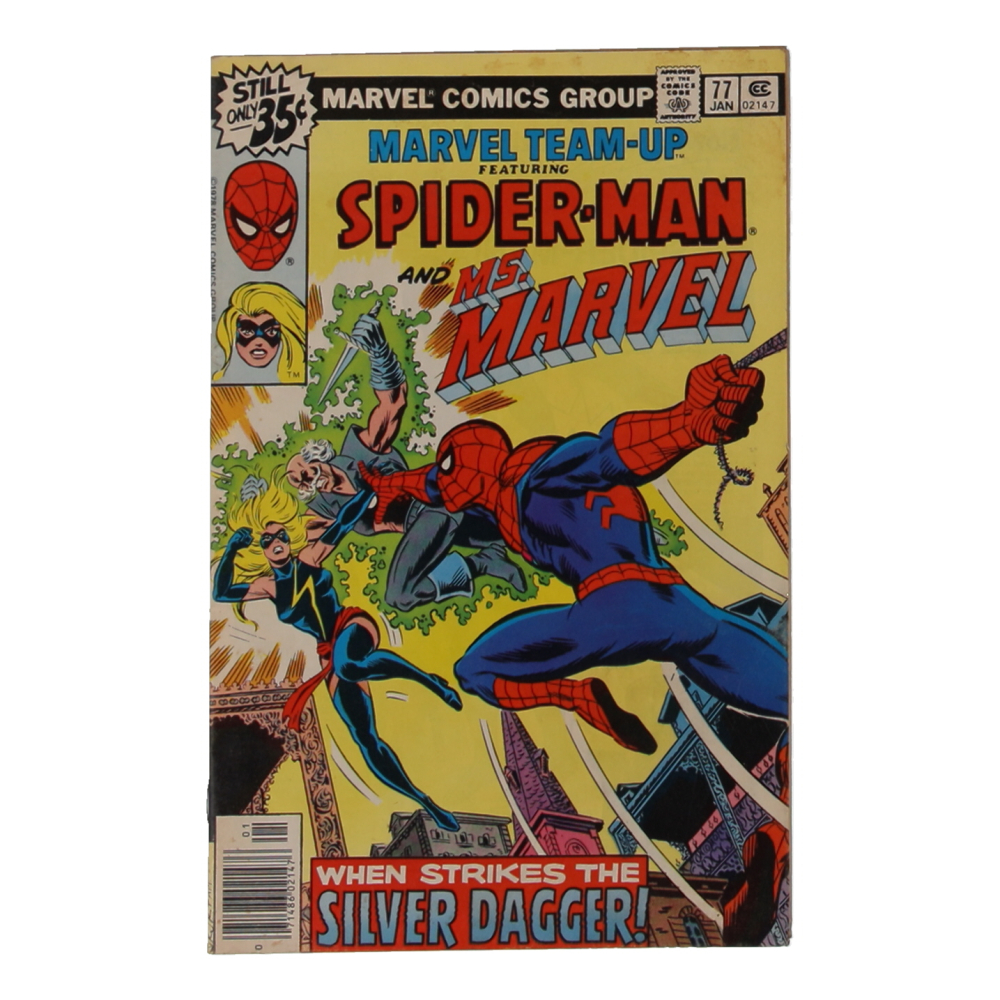 1977 "Marvel Team-Up" Issue #77 Marvel Comic Book at PristineAuction.com