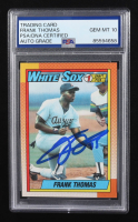 Frank Thomas Signed 1990 Topps #414 RC (PSA | Autograph Graded 10) at PristineAuction.com