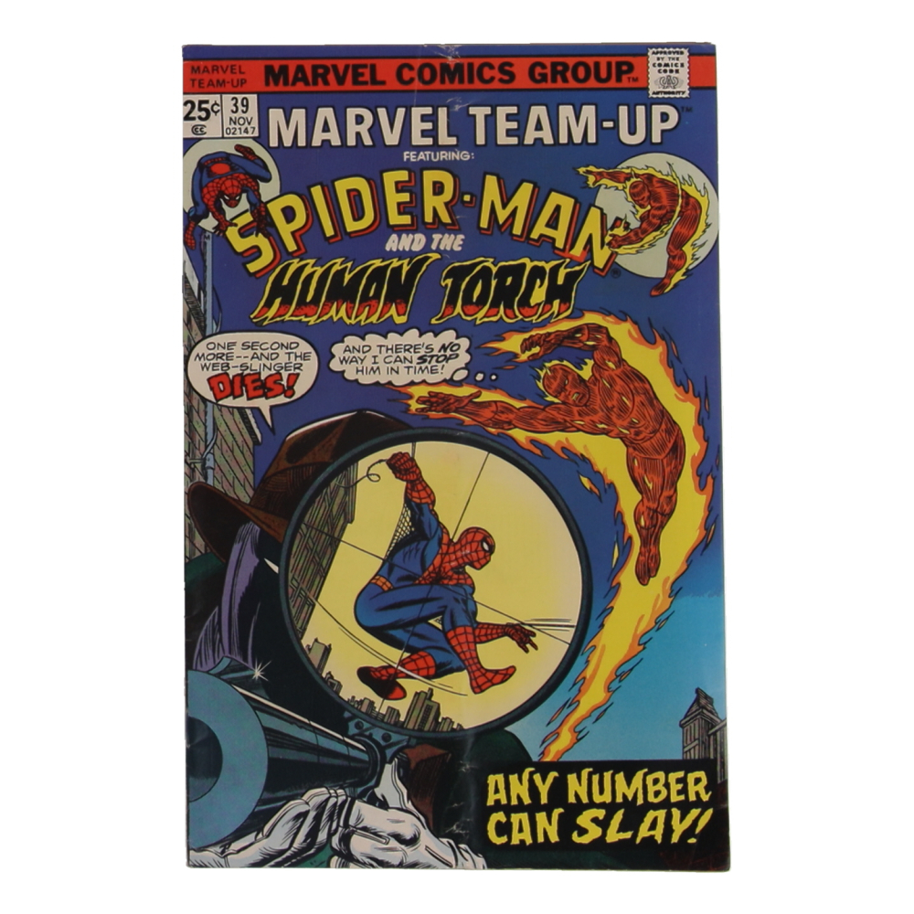 1975 "Marvel Team-Up" Issue #39 Marvel Comic Book at PristineAuction.com