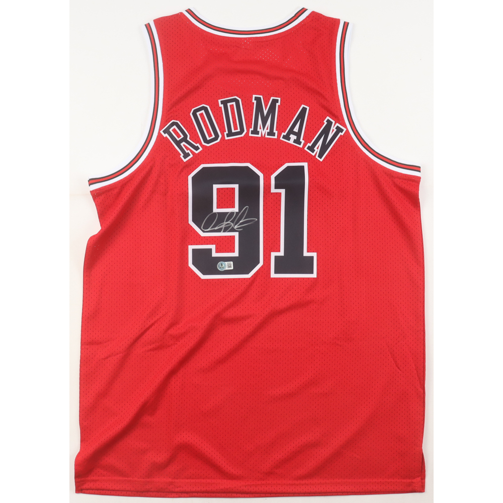 Dennis Rodman Signed Jersey (Beckett) at PristineAuction.com