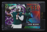 Cameron Ward 2024 Wild Card QB1 On the Clock Rainbow #OCWRBCW1 #7/10 at PristineAuction.com